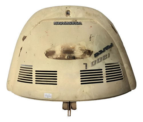 Tampa Traseira Do Motor Fusca 73 Em Diante Detalhes Bege