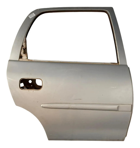 Porta Traseira Direita Corsa Classic Sedan 98/2008 Filé Traseira Passageiro Prateado
