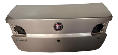 Tampa Traseira Porta Malas Fiat Siena 2009/2013 Sem Detalhes Dourado