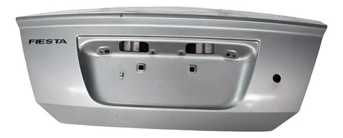 Tampa Traseira Porta Malas Ford Fiesta Sedan 2004/2012 Prateado