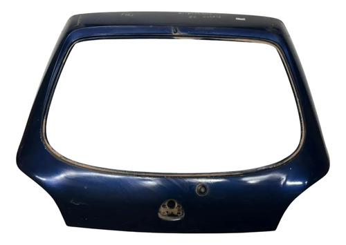 Tampa Traseira Porta Malas Fiesta Hatch 96/02 Furo Aerofólio Azul