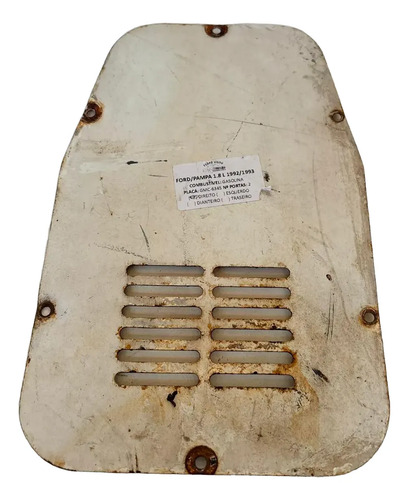 Tampa Saída De Ar Lateral Pampa 1987/1997