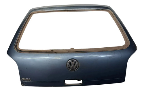 Tampa Traseira Gol G3 99/2005 Furo Maçaneta Filé Azul