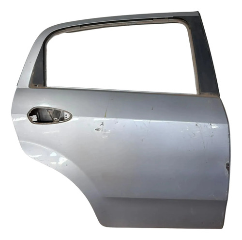 Porta Traseira Direita Fiat Punto 2008/2017 Bom Estado Traseira Direito - Passageiro Prateado