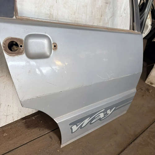 Porta Uno Pitbull 2005/2012 4p Td Carona Com Detalhe Traseira Passageiro Prateado