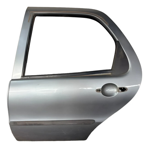 Porta Traseira Esquerda Siena Palio 2007/2015 G3 Filé Traseira Motorista Cinza