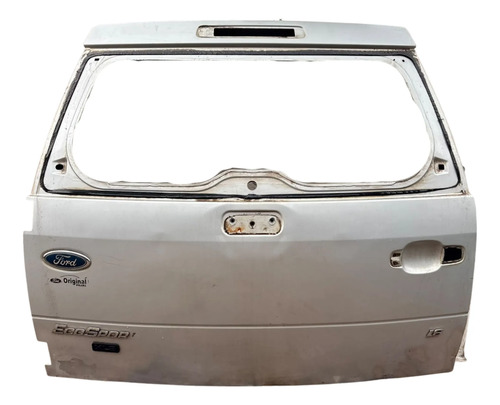Tampa Traseira Ford Ecosport 2003/2010 Pequenos Detalhes Cinza