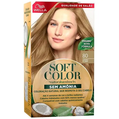 Kit Tintura Soft Color Louro Claro 80