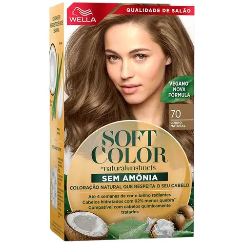 Kit Tintura Soft Color Louro Natural 70