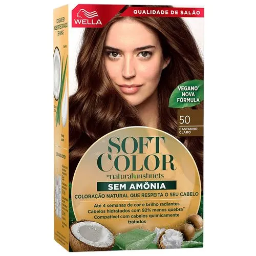 Kit Tintura Soft Color Castanho Claro 50