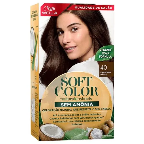 Kit Tintura Soft Color Castanho Médio 40