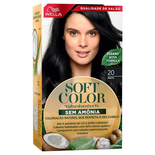 Kit Tintura Soft Color Preto 20