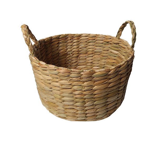 Cesta Fruteira Taboa Natural Redondo 30x30x18
