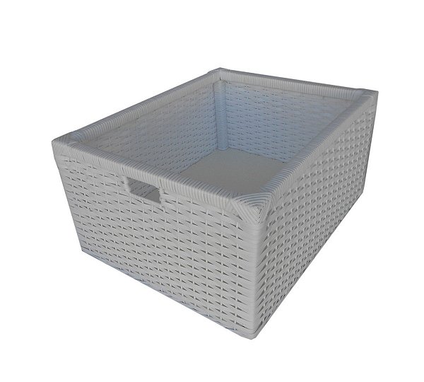 Gaveta Vime Sintético Branco 35x50x20