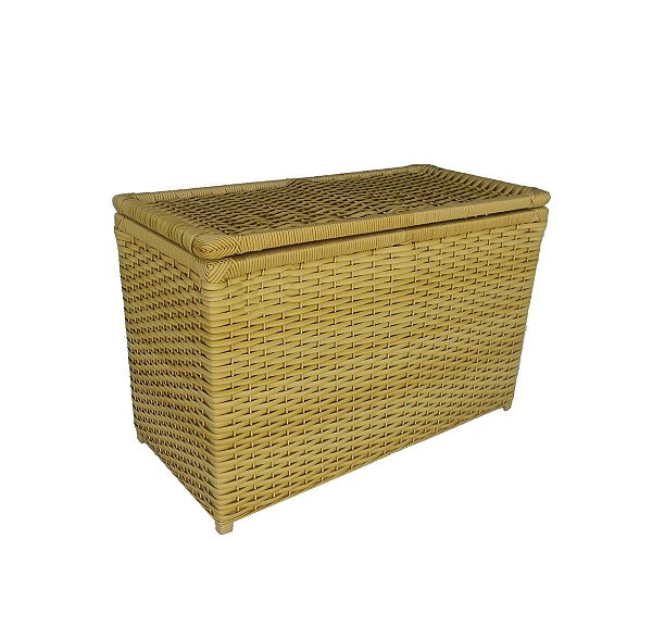 Baú Vime Sintético Bananeira 70x40x40