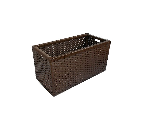 Cesto Caixote Sintético Argila 70x40x30