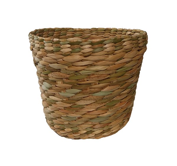 Cesta Organizadora Cachipot Vaso Taboa Redondo 20x20x18