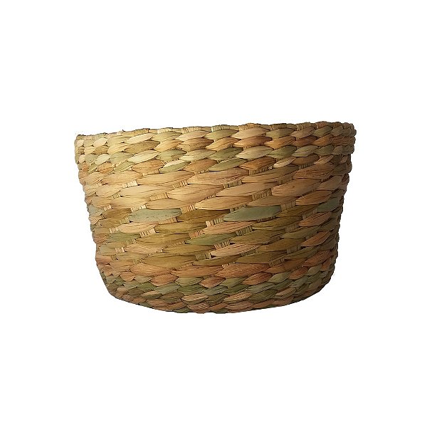 Cesta Organizadora Cachipot Vaso Taboa Redondo 20x20x12