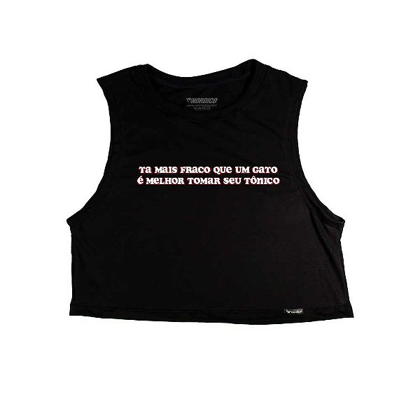 Cropped ta mais fraco que um gato