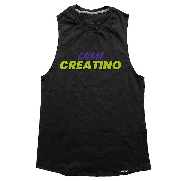 Regatão calma creatino Preto