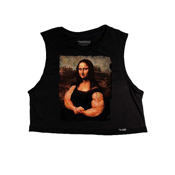 Cropped Mona Forte Preto