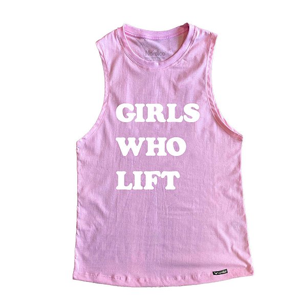Regatão Girls Who Lift Rosa Algodão