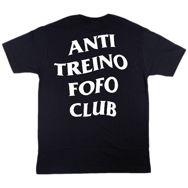 Camiseta Anti Treino Fofo CLUB Preta