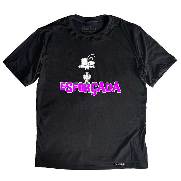 Oversized Franga esforçada Preta