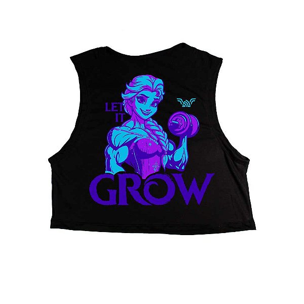 Cropped Let it Grow Preta