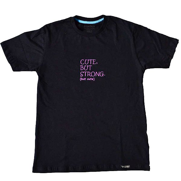 Camiseta Cut but Strong Preta