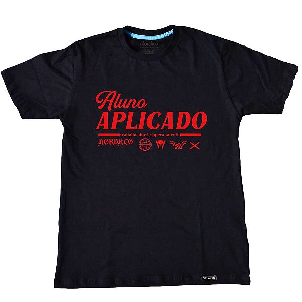 Camiseta Aluno Aplicado / Aluna Aplicada