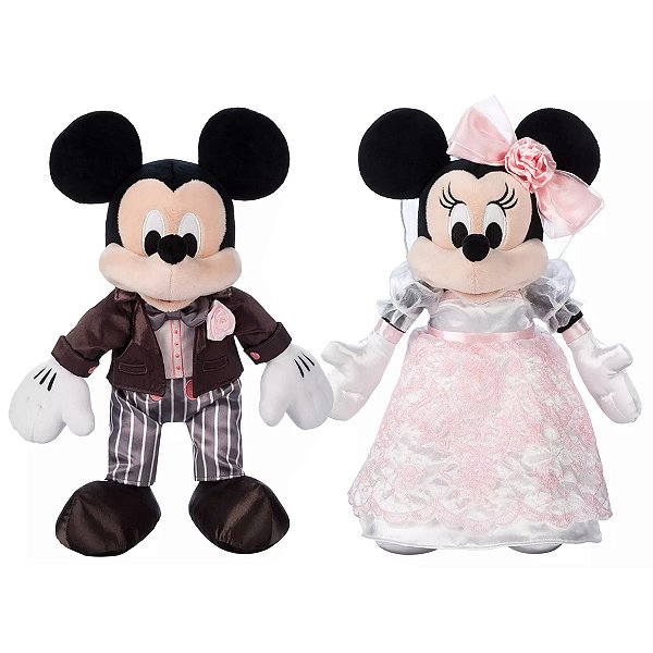 Pelúcia Mickey & Minnie - Noivos - Disney Store