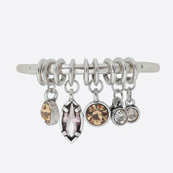 Pulseira Berloques Básica Prata