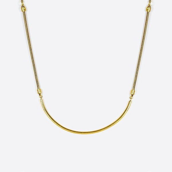 Colar Chocker Estruturado Ouro