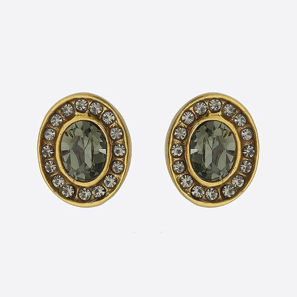 Brinco Delicado Fume Básica Ouro