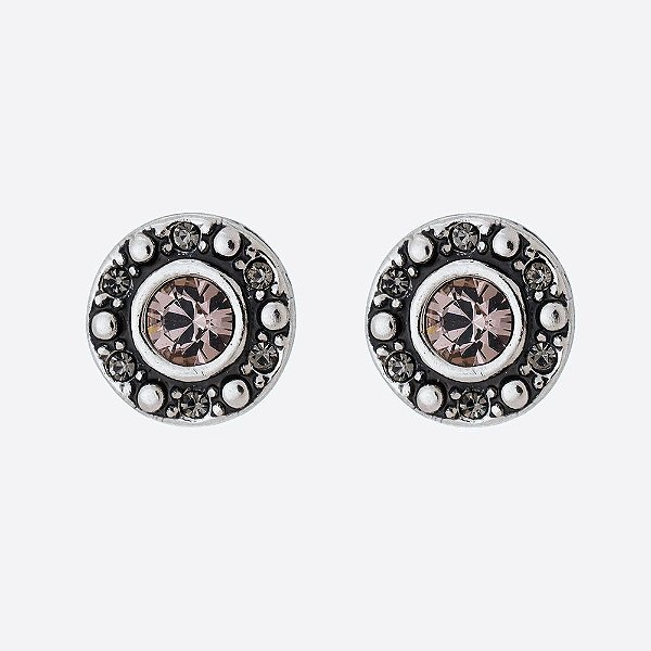 Brinco Vintage Básica Prata