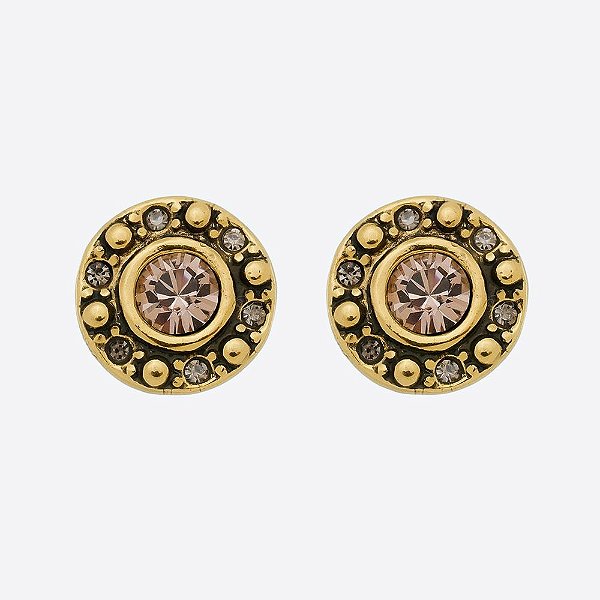 Brinco Vintage Básica Ouro