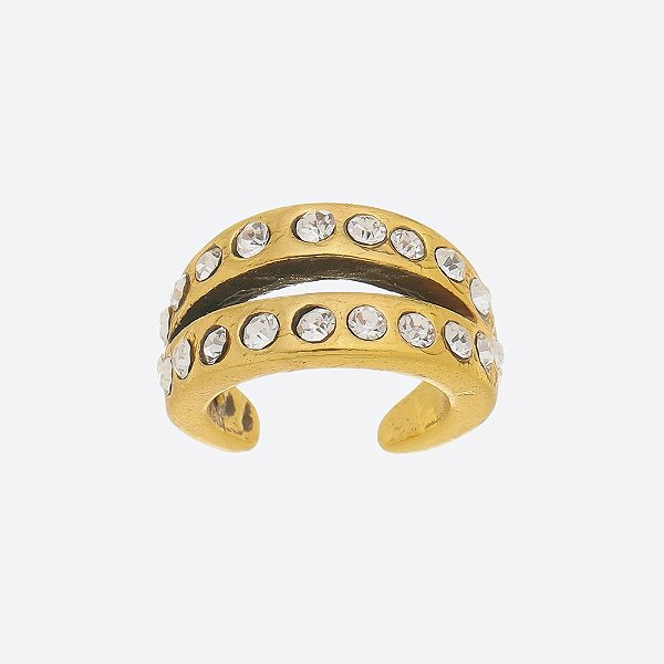 Piercing Fake Aros Básica Ouro