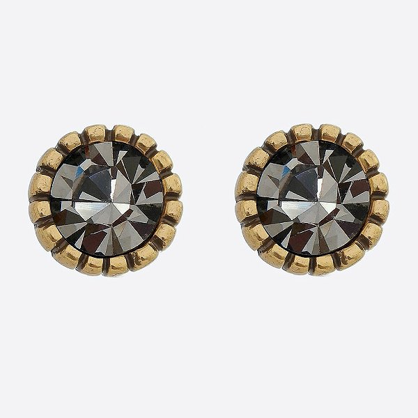 Brinco Black Diamond Básica Ouro