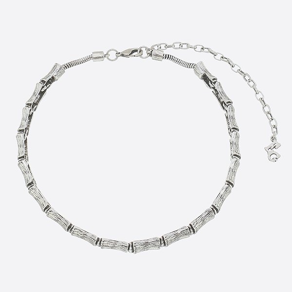 Colar Choker Articulado Básica Prata