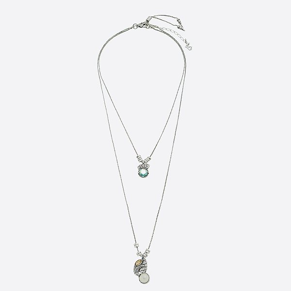 Colar Duplo Arwen Prata