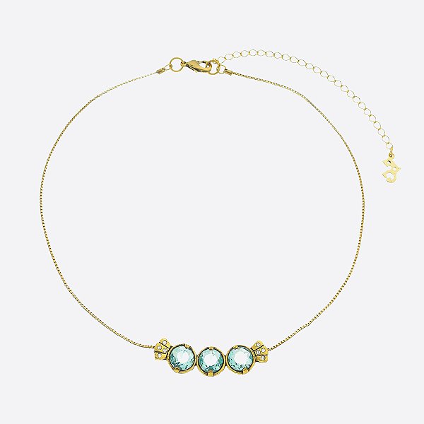 Colar Choker Delicado Arwen Ouro