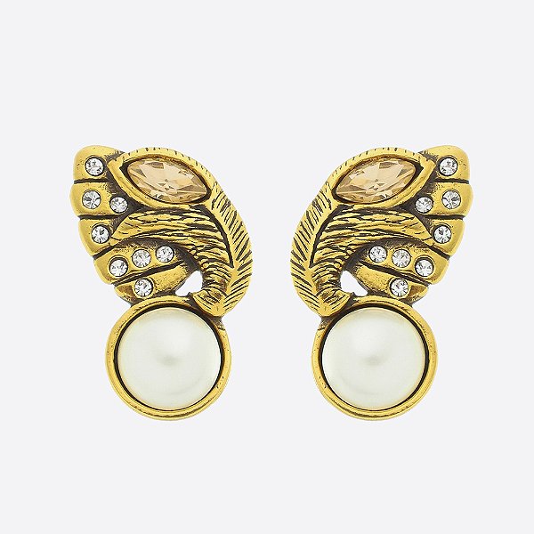 Brinco Pérola Arwen Ouro