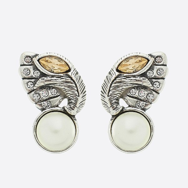 Brinco Pérola Arwen Prata