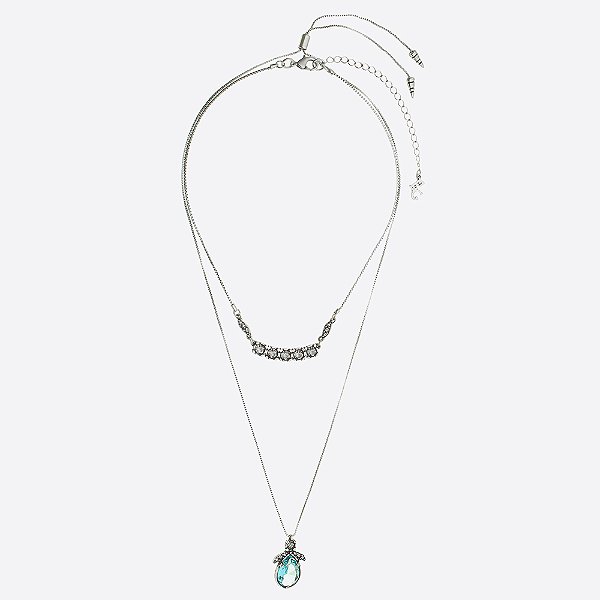 Colar Duplo Tasmin Prata