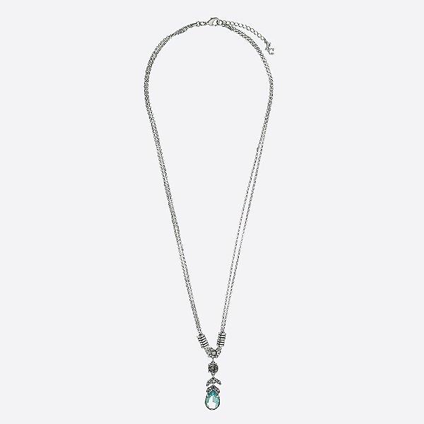 Colar Longo Turmalina Tasmin Prata