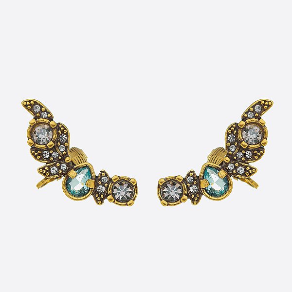 Brinco Ear Cuff Tasmin Ouro