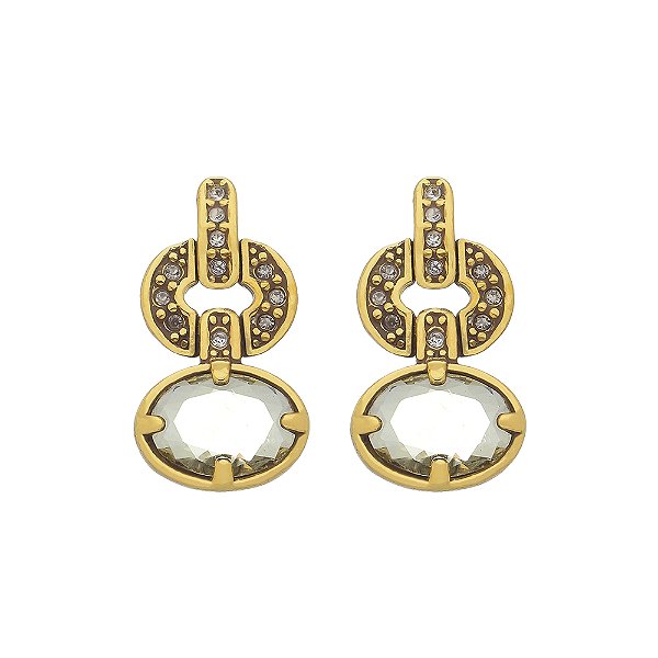 Brinco Pendente Meredith Ouro