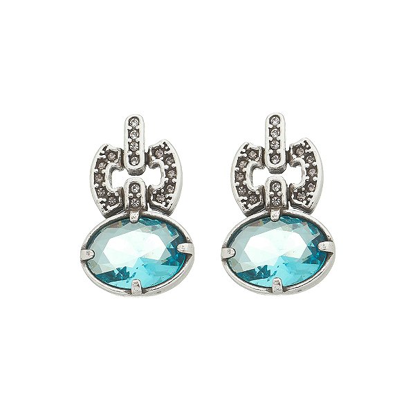 Brinco Turmalina Meredith Prata