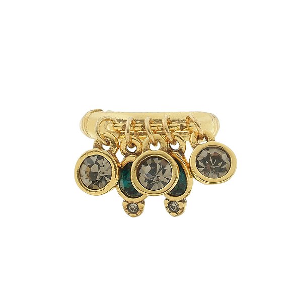 Anel Berloques Dinasty Ouro